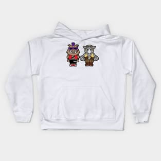 Bebop and Rocksteady Chibi Kids Hoodie